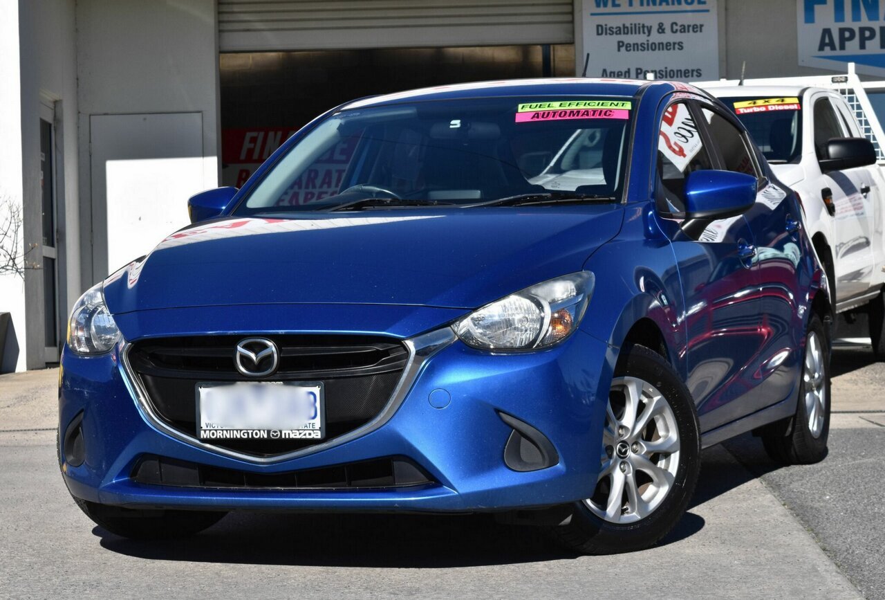 Image of a 2016 Mazda 2 DJ MY16 Maxx Blue 6 Speed Automatic Hatchback