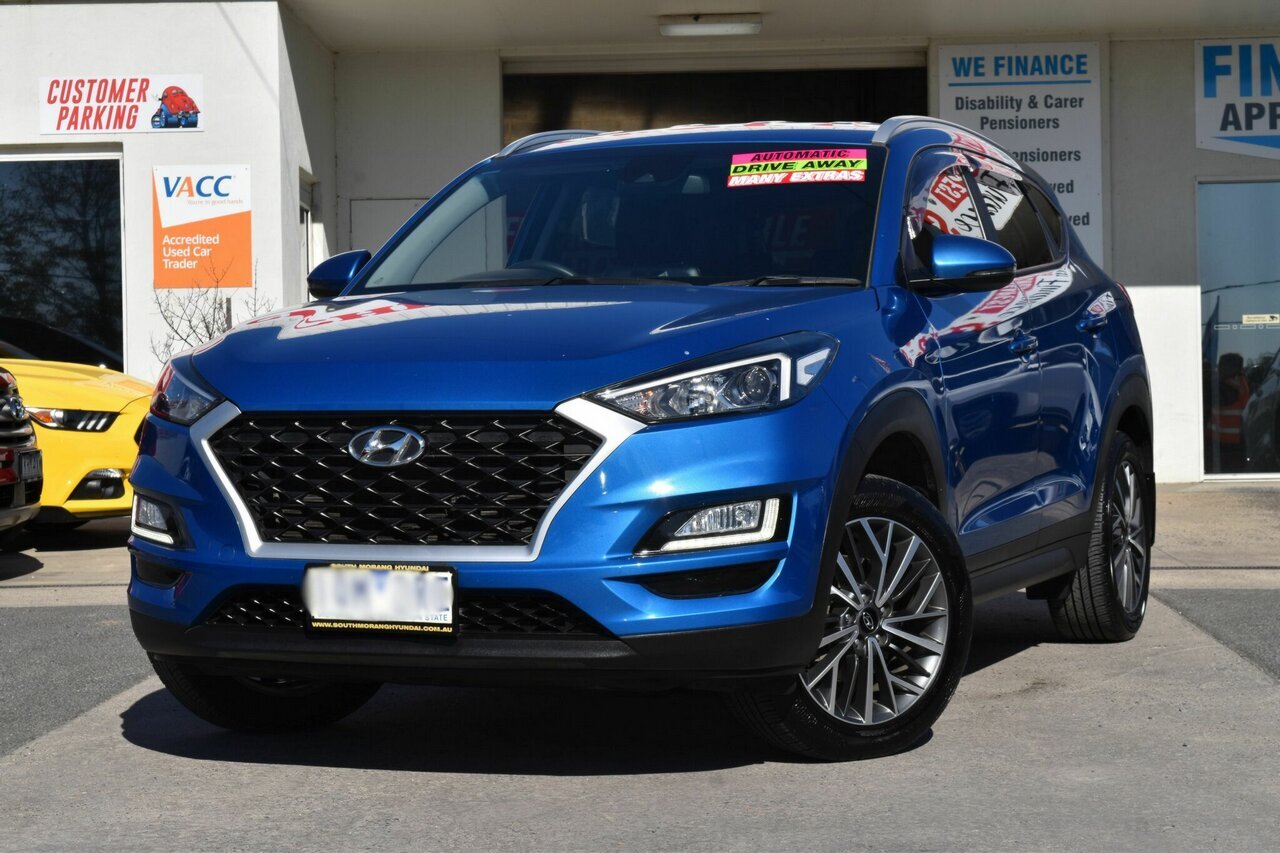 Image of a 2019 Hyundai Tucson TL3 MY19 Active X (FWD) Blue 6 Speed Automatic Wagon