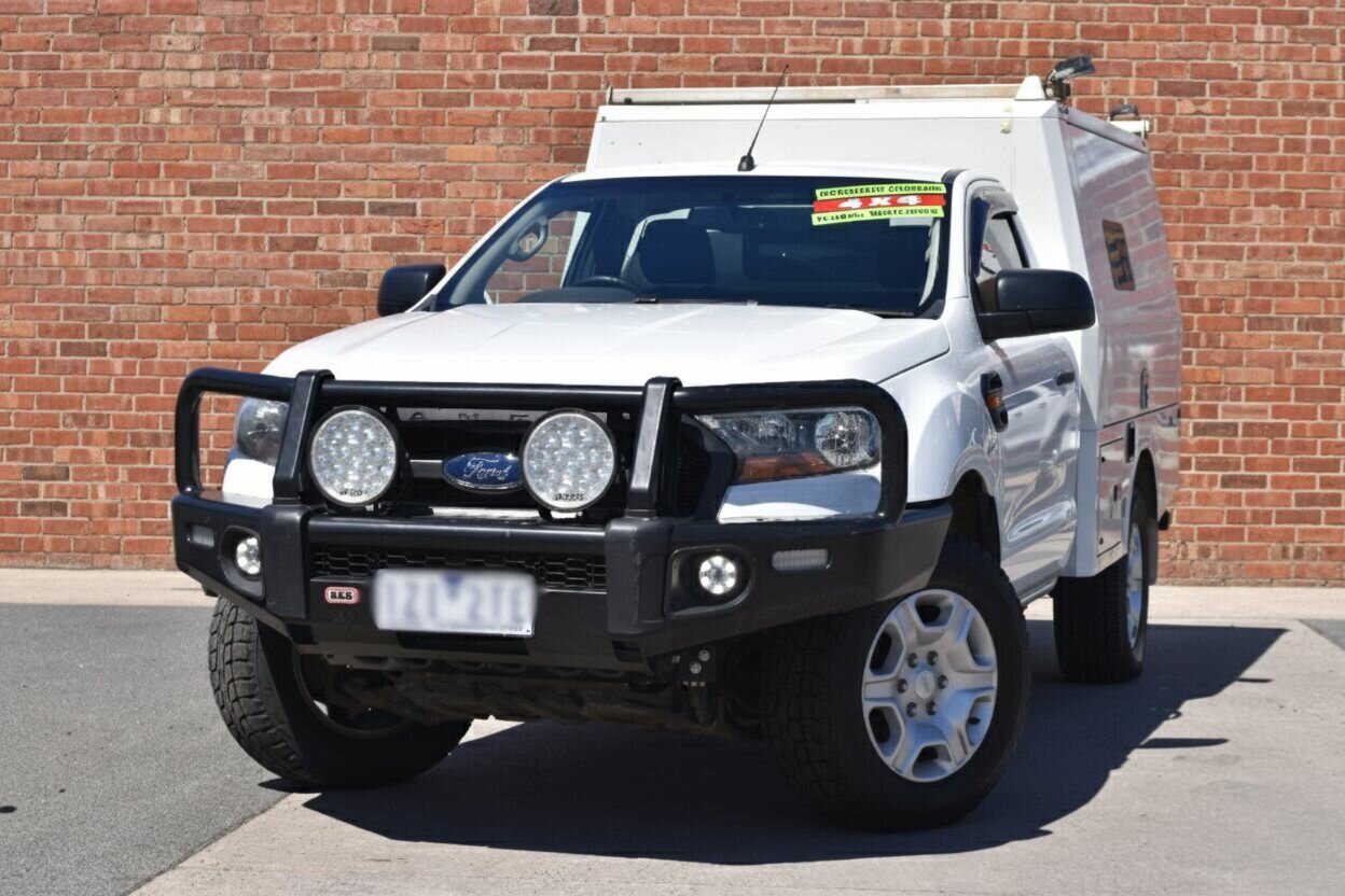 Image of a 2017 Ford Ranger PX MkII MY17 XL 3.2 (4x4) White 6 Speed Automatic Cab Chassis