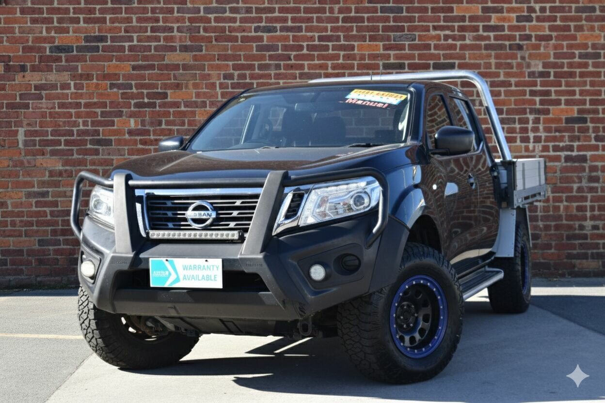 Image of a 2018 Nissan Navara D23 Series II ST (4x4) Black 6 Speed Manual Dual Cab Utility