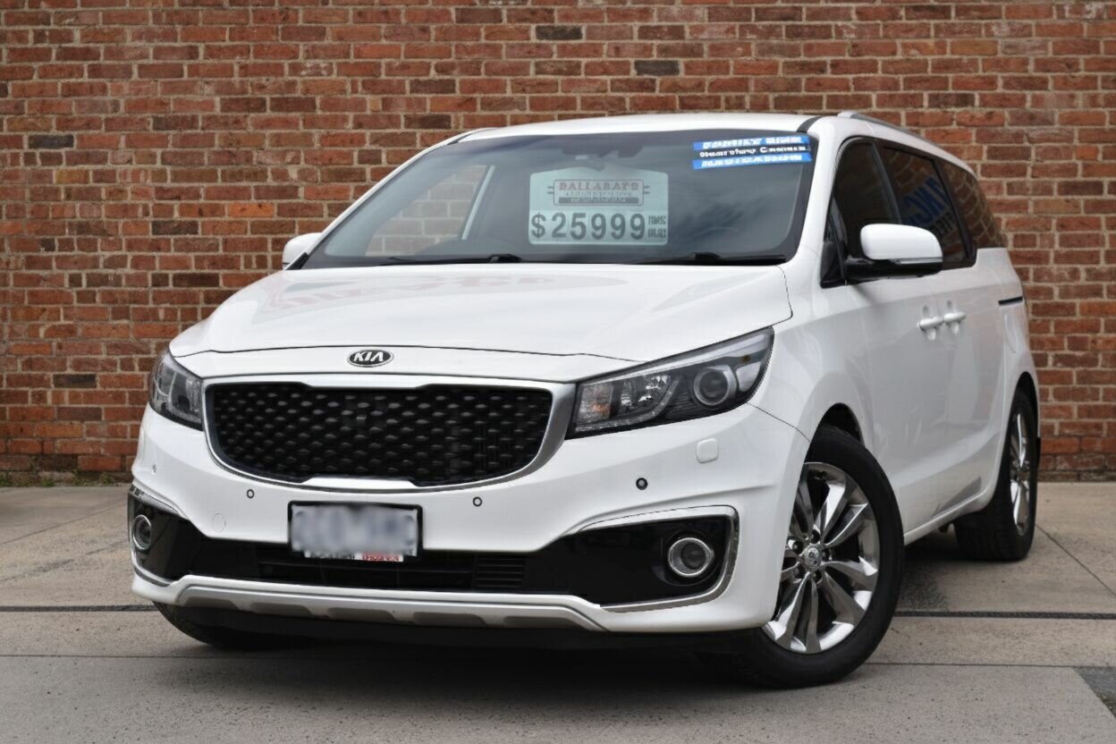 Image of a 2016 Kia Carnival YP MY16 Update Platinum White 6 Speed Automatic Wagon