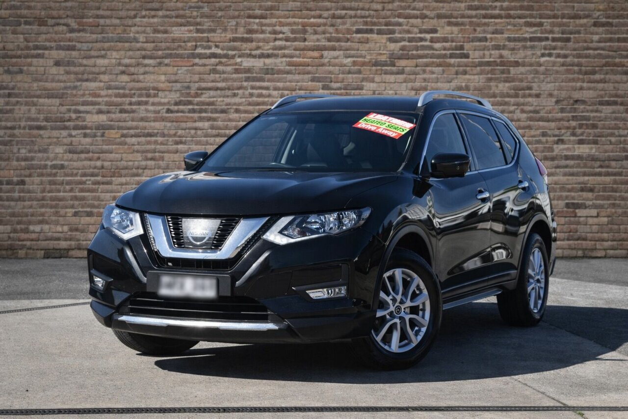 Image of a 2017 Nissan X-Trail T32 Series 2 ST-L (2WD) Black Continuous Variable Wagon
