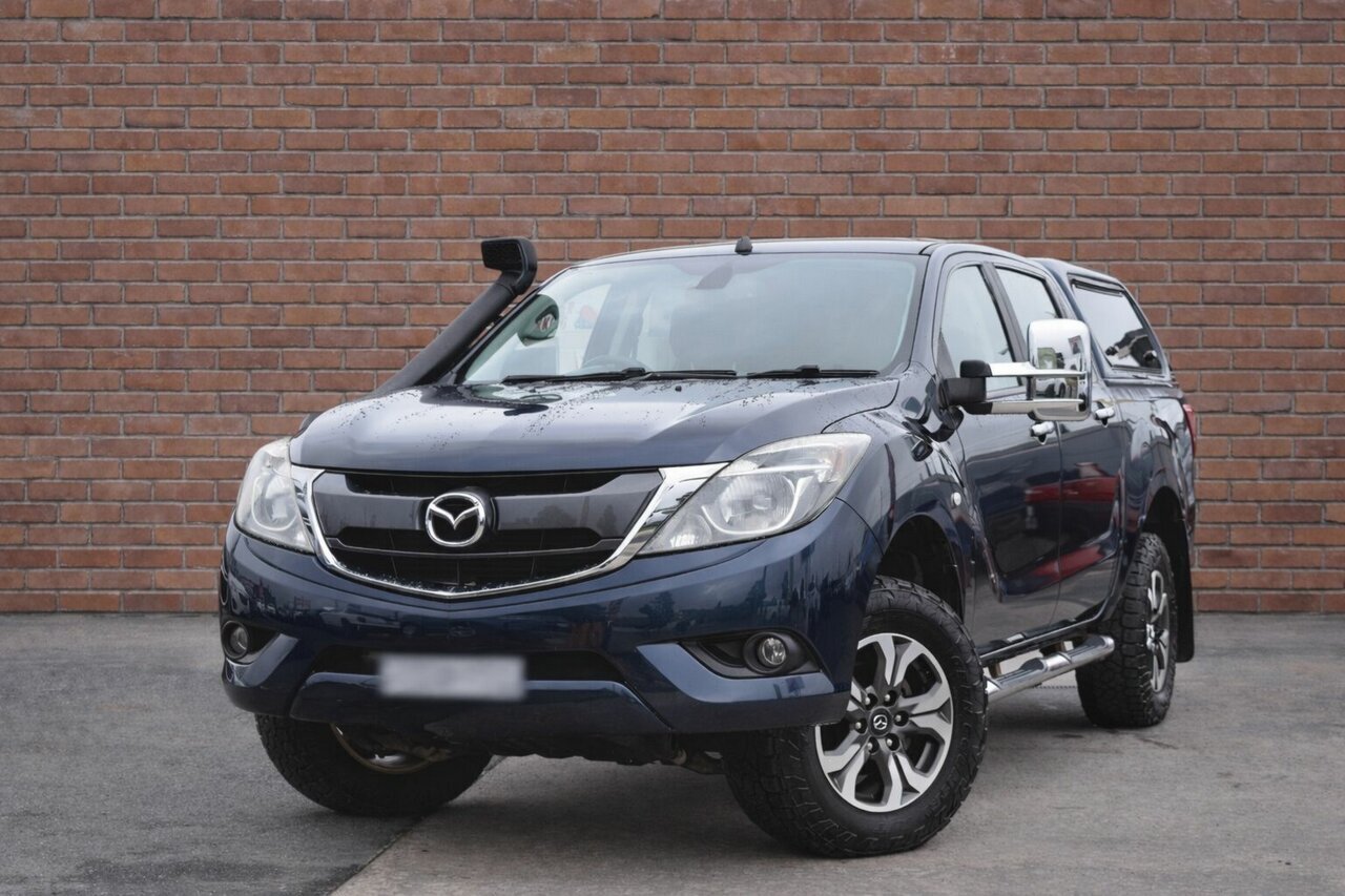 Image of a 2015 Mazda BT-50 MY16 XTR (4x4) Blue 6 Speed Automatic Dual Cab Utility