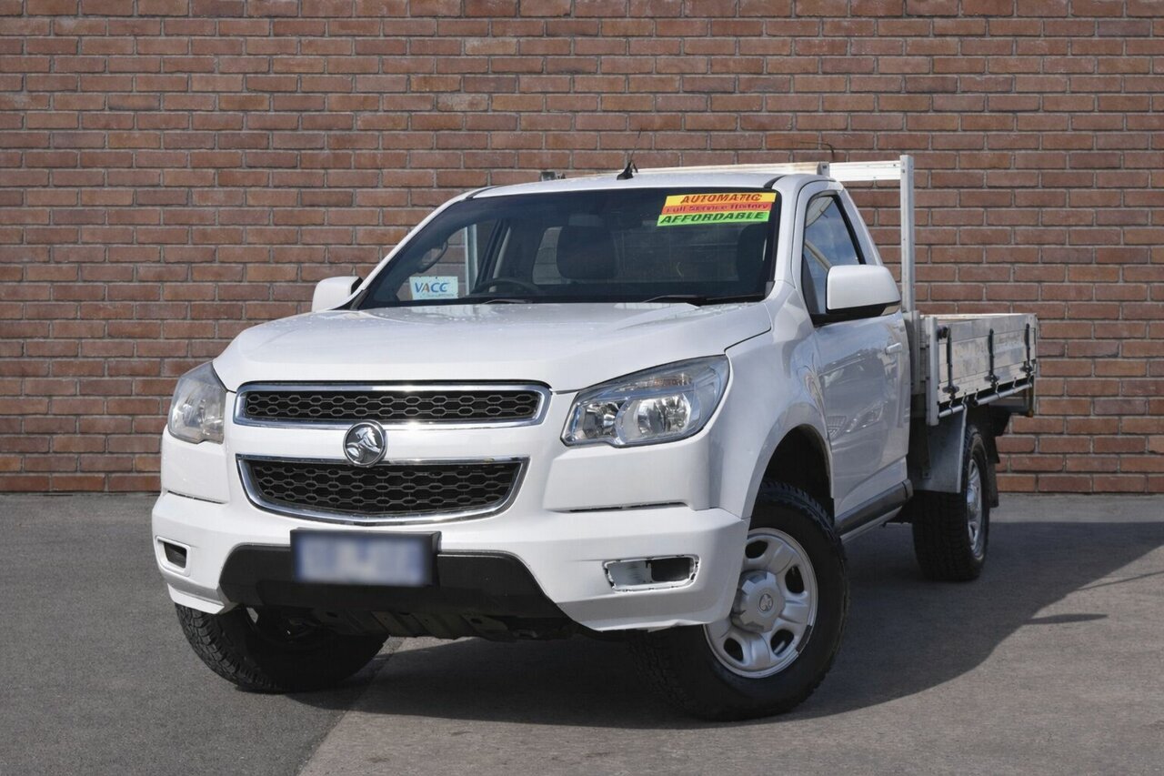 Image of a 2015 Holden Colorado RG MY16 LS (4x2) White 6 Speed Automatic Cab Chassis