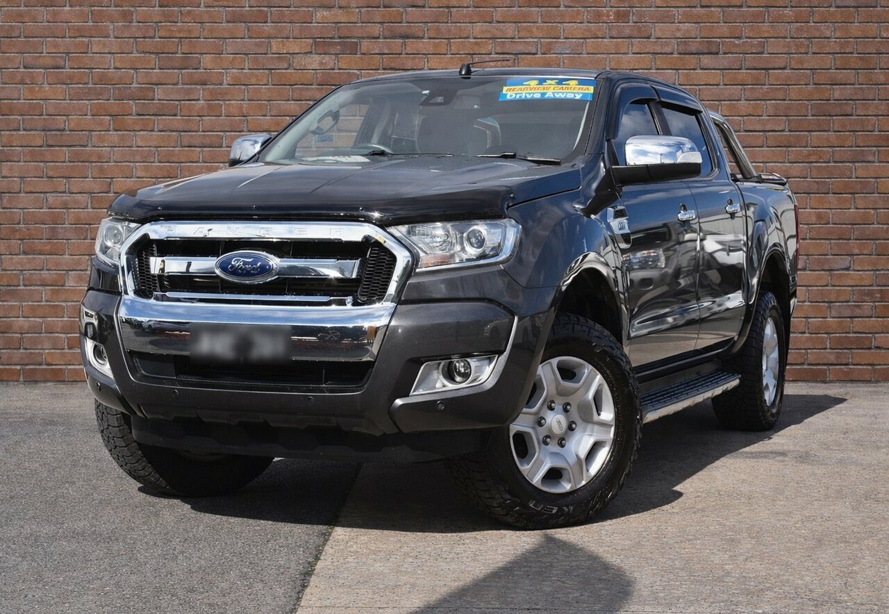 Image of a 2018 Ford Ranger PX MkII MY18 XLT 3.2 (4x4) (5 Yr) Grey 6 Speed Automatic Double Cab Pick Up
