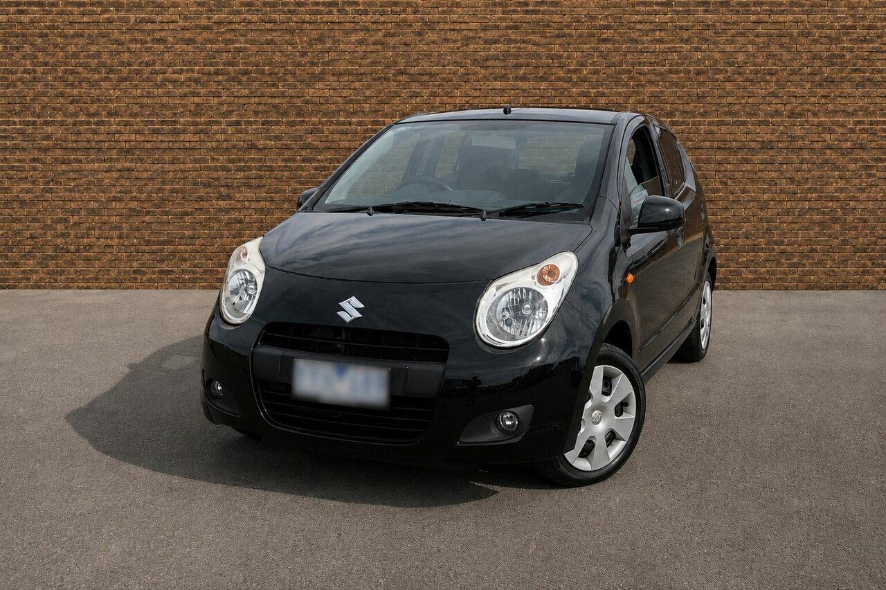 Image of a 2012 Suzuki Alto GF GL Black 4 Speed Automatic Hatchback