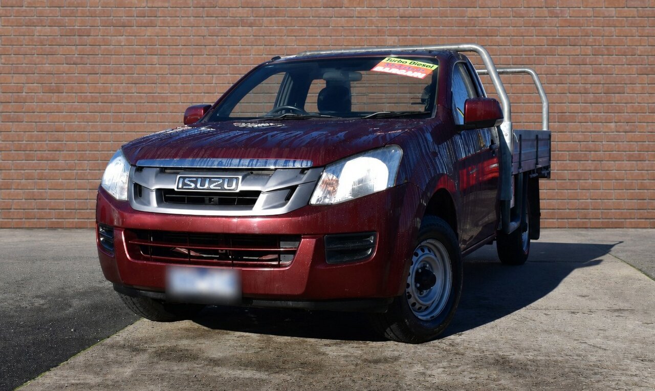 Image of a 2012 Isuzu D-MAX TF MY12 SX (4x2) Maroon 5 Speed Manual Cab Chassis