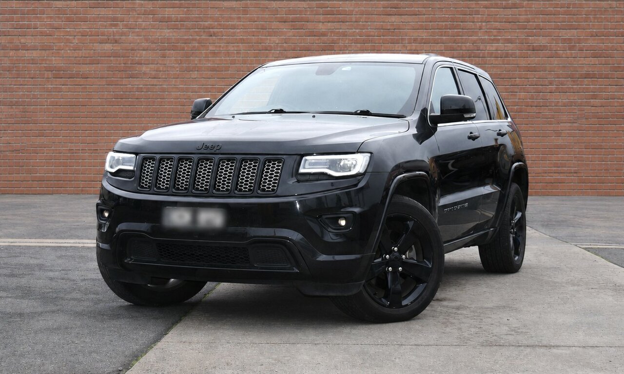 Image of a 2014 Jeep Grand Cherokee WK MY14 Blackhawk (4x4) Black 8 Speed Automatic Wagon