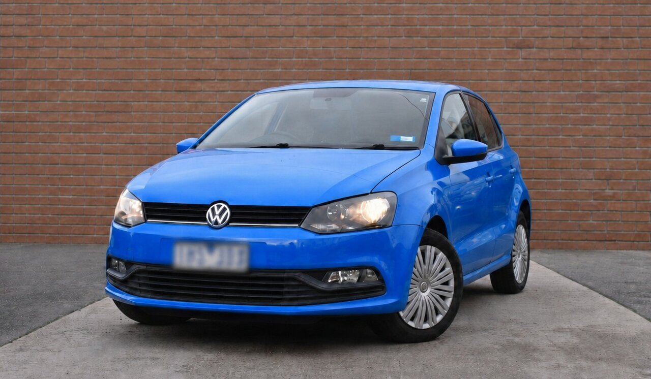 Image of a 2016 Volkswagen Polo 6R MY16 66 TSI Trendline Blue 7 Speed Auto Direct Shift Hatchback